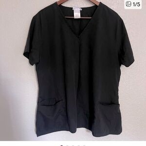 SB Scrubs Scrub Top Women’s Black Size XL